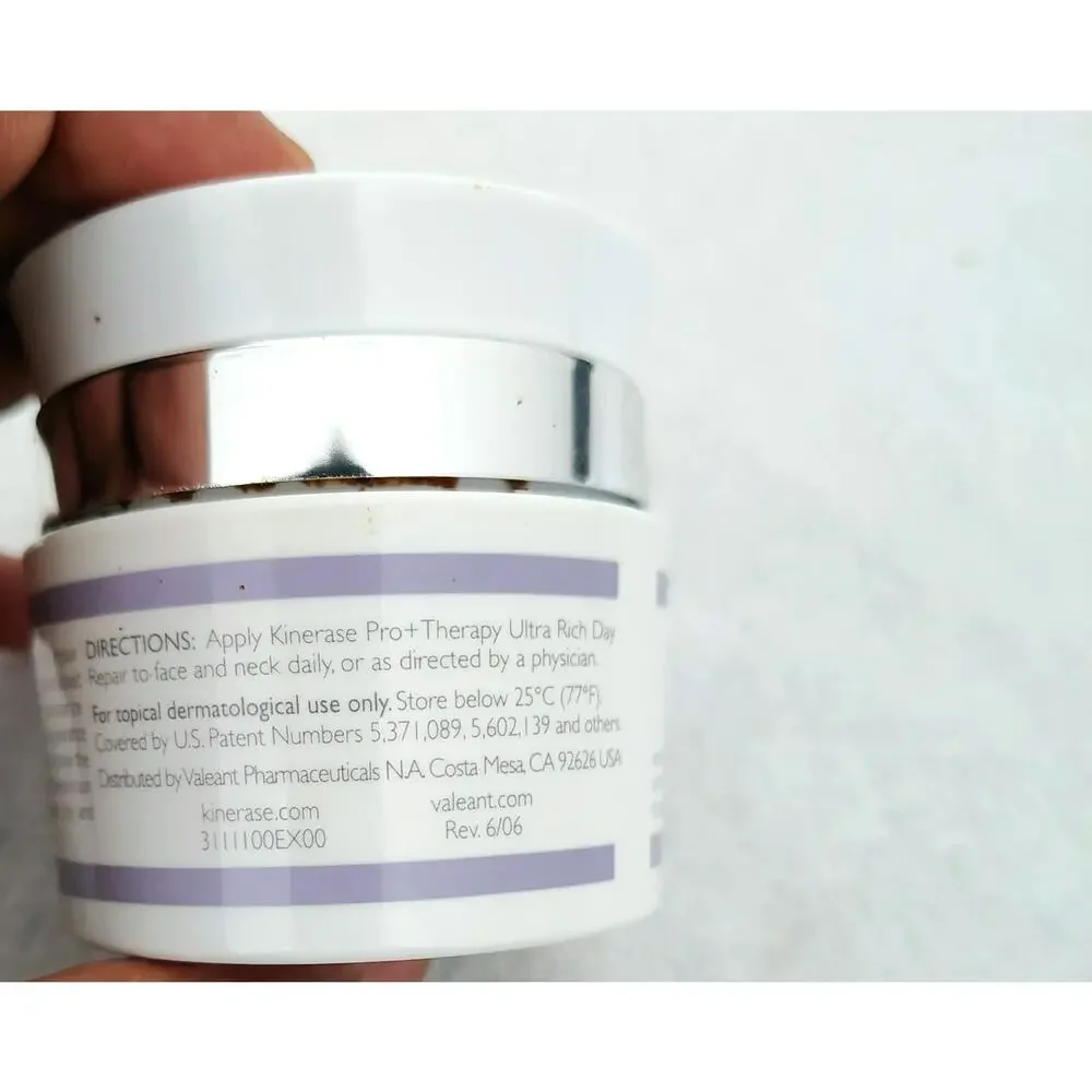 Kinerase Pro Therapy Ultra Rich Day Repair Cream 1.7 oz. Hypoallergenic All Skin